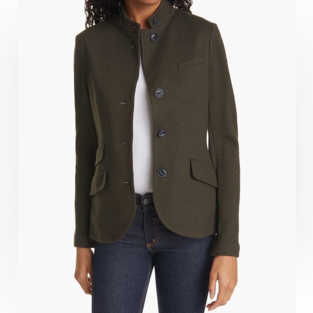 RAG & BONE Slade Wool Blazer | Army Green | Size 4